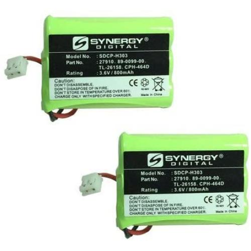 Radio Shack 23-894 Cordless Phone Combo-Pack includes: 2 x BATT-27910 Batteries
