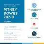 ecoPost Brand Remanufactured Postage Meter Cartridge for Pitney Bowes 787-0 | Red, 8000
