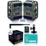 CREATIVE XP 3G Cellular Trail Cameras – Outdoor WiFi Full HD Wild Game Camera with Night Vision for Deer Hunting, Security - Wireless Waterproof and Motion Activated – 32GB SD Card + Sim Card (2-Pack)
