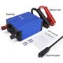 VOLTCUBE 400W Power Inverter 12V DC to 110V AC Converter with 4.8A Dual USB Car Adapter with 2 Independent AC outlets (Blue)
