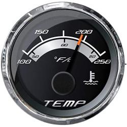 Faria Platinum 2'' Water Temp Gauge (100-250°F)