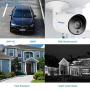 AIHOWS 5Mp PoE Bullet Security Camera System with 4Pcs IP Surveillance Camera,8CH H.265+ NVR Home Surveillance Video System Cover 2TB HDD for 24/7 Sound & Video Recording (1 pc 5mp Camera)