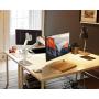 Bestand Premium Dual Monitor Stand - Dual Monitor Mount for LED LCD,Up to 17-27 Screen,Aluminum (Silver)