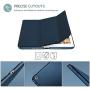 ProCase iPad 9.7 Case (Old Model) 2018 iPad 6th Generation / 2017 iPad 5th Generation Case - Ultra Slim Lightweight Stand Case with Translucent Frosted Back Smart Cover for iPad 9.7 Inch –Navy