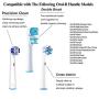 Replacement Brush Heads Compatible with Oral B Braun,12 Pack Professional Electric Toothbrush Heads for Oral-b 7000/Pro 1000/9600/500/3000/8000-includes 4 Precision,4 Cross &4 Dual Clean