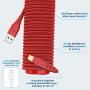 3Pack iPhone Charger Cable 1Ft, CABEPOW 1 Foot Short Lightning to USB-A 2.4A Fast Charging Cord with 1 Feet Premium Nylon Braid Wire for iPhone 11/11Pro/X/XS/XR/XS Max/8/7/6/5S/SE/SE 2020 - Red