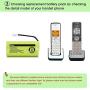 iMah Ryme B2-1 BT-800 BT-8001 BT-8300 BT-1011 BT-1018 BT-1022 BT184342 BT18433 Battery Compatible with AT&T CL80109 EL51109 SL82000 TL90078 Vtech CS6209 CS6219 CS6229 DS6121 DS6221 DS6221 (Pack of 6)