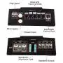 DS18 CANDY-XXL1B Amplifier in Black - Class D, Monoblock, 3000 Watts Max, Digital, 1/2/4 Ohm, with Remote Subwoofer Level Controller - Compact Mini Amplifier for Speakers in Car Audio System