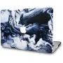 KECC Laptop Case Compatible with MacBook Pro 13'' (2021/2020/2019/2018/2017/2016) Plastic Hard Shell Cover A2338 M1 A2289 A2251 A2159 A1989 A1706 A1708 Touch Bar (Black Grey Marble)