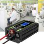Novopal 2000w Pure Sine Wave Power Inverter 12V DC to 110V/120V AC Converter- 4 AC Outlets Car Inverter with 1 USB Port-16.4 Feet Remote Control and LCD Display Dual Cooling Fans Inverter for CPAP RV