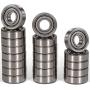 20 PCS R4-ZZ Bearings (1/4 x 5/8 x 10/51 inch) Double Rubber sealed Deep Groove Ball Bearing, High Speed and Fits RC Cars and Other Electronic Appliances