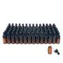 Pack of 100,3ml Amber Glass Dropper Bottle,Empty Sample Vial Glass Eye Dropper Aromatherapy Liquid Perfume Essential Oil Bottles with Glass pipette&Black Aluminum caps-Pipette&Funnel included