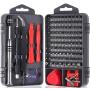 122 in 1 Precision Screwdriver Set Justech Magnetic Driver Kit Professional Electronics Repair Tool Kit for Repairing PC MacBook Pad Laptop Watch Glasses Smartphone