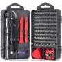 122 in 1 Precision Screwdriver Set Justech Magnetic Driver Kit Professional Electronics Repair Tool Kit for Repairing PC MacBook Pad Laptop Watch Glasses Smartphone
