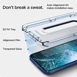 Spigen Tempered Glass Screen Protector [Glas.tR EZ Fit] designed for iPhone 12 Mini (2020) [5.4 inch] [Case Friendly] - 2 Pack