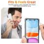 ESR Air Armor Case Compatible with iPhone 11 [Shock-Absorbing] [Scratch Resistant] [Military Grade Protection] Hard PC + Flexible TPU Frame, for 6.1-Inch, Clear