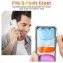 ESR Air Armor Case Compatible with iPhone 11 [Shock-Absorbing] [Scratch Resistant] [Military Grade Protection] Hard PC + Flexible TPU Frame, for 6.1-Inch, Clear