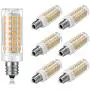 E12 LED Bulb Dimmable 7W C7 Bulb Equivalent to E12 Halogen Bulb 60W, Warm White 3000K T6 Base 120V E12 Candelabra Bulbs for Ceiling Fan, Chandelier Lighting, Kx-2000 Bulbrite Replacement (6 Pack)