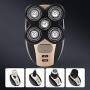 Head Shaver Waterproof 5-in-1 Electric Razor For Men/Hair Trimmer/Clip Nose Hair/Facial