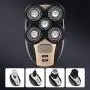 Head Shaver Waterproof 5-in-1 Electric Razor For Men/Hair Trimmer/Clip Nose Hair/Facial Head Shaver Waterproof 5-in-1 Electric Razor For Men/Hair Trimmer/Clip Nose Hair/Facial