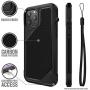 Vibe Series Case Designed for iPhone 12 Pro Max, Patented Rotating Mute Switch, 10ft Drop Proof, Compatible with MagSafe, Crux Accessories Attachment System, by Catalyst - Stealth Black