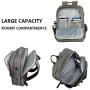 KROSER Laptop Backpack Large Computer Backpack Fits up to 15.6 Inch Laptop with USB Charging Port Water-Repellent School Travel Backpack Casual Daypack for Business/College/Women/Men-Grey