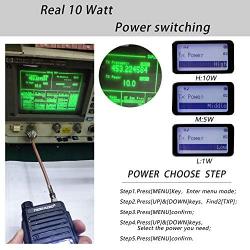TIDRADIO TD-H6 High Power Ham Radio Handheld Upgraded UV-5R Two Way Radios with 8pcs 2200mAh Batteries Includes Full Kit Walkie Talkie (4 Pack)