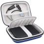 Lacdo Hard Drive Carrying Case for Western Digital WD My Passport Ultra WD Elements SE WD P10 Game Drive Portable External Hard Drive 1TB 2TB 3TB 4TB 5TB USB 3.0 2.5 inch HDD Travel Storage Bag, Blue