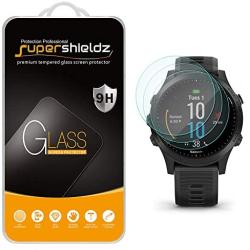 (3 Pack) Supershieldz for Garmin Forerunner 945 Tempered Glass Screen Protector, Anti Scratch, Bubble Free