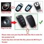M.JVisun Soft Silicone Rubber Carbon Fiber Texture Case for Audi Flip Car Remote Key Fob Cover for Audi A1 A3 A4 A6 A8 Quattro Q2 Q3 Q7 R8 RS3 RS6 S3 S6 TT TTS Remote Key - Black - Weave Keychain
