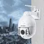 SV3C Wireless Outdoor Camera, PTZ Camera Outdoor WiFi 5X Optical Zoom, 5MP Super HD 196ft Night Vision, Humanoid Alert, Two Way Audio, IP66 Waterproof, Onvif with NVR/DVR/Blueiris,128GB SD Card Slot