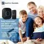 Wireless Doorbell by SadoTech – Waterproof Door Bells & Chimes Wireless Kit, 1000-ft Range,52 Door Bell Chimes, 4 Volume Levels with LED, Wireless Doorbells w/ 1 Receiver & 1 Button, Crosspoint, Black