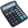 12 Digit Electronics Desktop Calculator, Solar Battery Dual Power Basic Office Calculator, Handheld Calculator with Large LCD Display Big Sensitive Button
