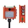 Industrial Crane Wireless Remote Control F21-2S AC/DC18V-65V Hoist with Single Speed Button (1 Transmitter + 1 Receiver)