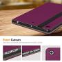 Fintie Folio Case for New iPad 8th Gen (2020) / 7th Generation (2019) 10.2 Inch - Multi-Angle Viewing Soft TPU Smart Stand Back Cover with Pocket, Pencil Holder, Auto Wake/Sleep, Purple
