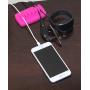 Heaviest Cable Organizer on the Market! Compact and Weighted Desktop Cord Holder and Cable Organizer, Eco-Friendly Silicone, No Bad Smell, Bundled with 4 Reusable Cable Ties! (Fuchsia Pink)