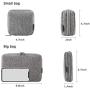 BAGSMART Cable Electronic Organizer Travel Packing Gadgets Bag Pouch for 7.9 inch ipad, Cables, Mouse, Phone, USB, SD Card, 2Pcs(Grey) BAGSMART Cable Electronic Organizer Travel Packing Gadgets Bag Pouch for 7.9 inch ipad, Cables, Mouse, Phone, USB, SD Card, 2Pcs(Grey)