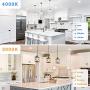 Dimmable Vintage LED Edison Bulbs, 100W Equivalent, 8W, 1200Lumens, High Brightness Soft Warm White 3000K, ST64 Antique LED Filament Bulbs, Standard E26 Medium Base, Clear Glass, High CRI 90+, 6 Packs