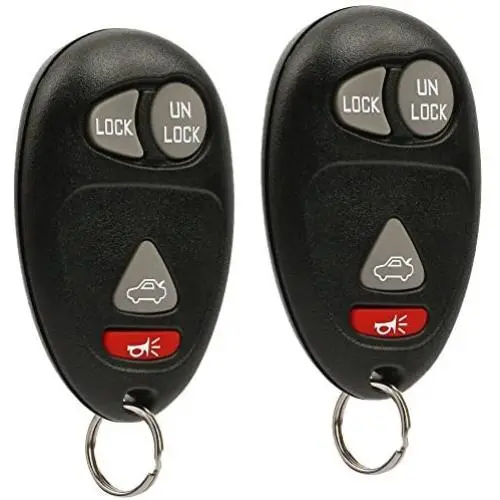 Key Fob Keyless Entry Remote fits Buick Century Regal Rendezvous/Oldsmobile Intrigue/Pontiac Aztek Grand Prix 2001 2002 2003 2004 2005 2006 2007 (L2C0007T), Set of 2