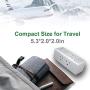 EyGde Power Strip Wall Outlet Extender with 6 Outlets(3 Sided) and 4 USB Ports, Outlet Splitter with Rotating Plug, Multi Plug Outlet for Travel, Home, Dorm, Office, 1700 Joules, White