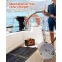 AIMTOM SolarPal 100W Portable Solar Panel for Power Station, Solar Generator, Phone and Laptop, Foldable Solar Power Charger for Camping, RV, Home with QC USB, 18V DC Port and MC-4 Output