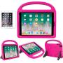 iPad 9.7 2018 / 2017 / Air 1/2 / Pro 9.7 Case for Kids - SUPLIK Durable Shockproof Protective Handle Bumper Stand Cover with Screen Protector for iPad 9.7 inch 5th/6th Generation, Pink