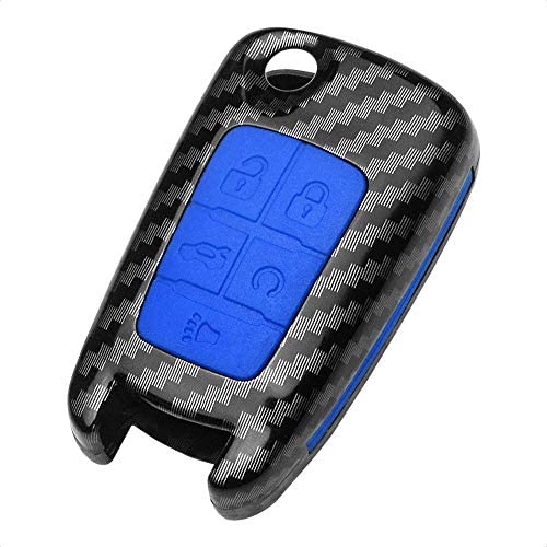 TANGSEN Flip Key Fob Cover for Buick Allure Cascada Enclave Encore Lacrosse Regal Verano Chevy Camaro Caprice Cruze Equinox Impala Malibu Orlando Sonic SS GMC Terrain 3 4 5 Button Keyless Entry Remote
