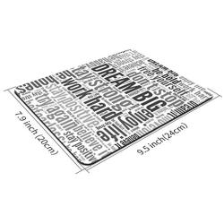 Dynippy Mouse Pad Gaming Mouse Pads Non-Slip Rubber Base Mousepad Square Motivational Sign Inspirational Quote Mouse Mat for Desktops Computer Laptops (Dream Big)