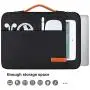 Lacdo 360° Protective 11 Inch Chromebook Case Handle Laptop Sleeve for 11.6 inch Samsung HP Stream / Acer Chromebook R 11 / ASUS C202 / MacBook Air 11.6 inch, Surface Pro X 7 6, C330 2-in-1 Bag, Black