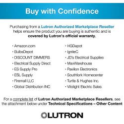 Lutron Diva LED+ Dimmer for Dimmable LED, Halogen and Incandescent Bulbs | Single-Pole or 3-Way | DVCL-153P-WH-3 | White (3 Pack)
