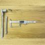 Digital Vernier Caliper IP54 Made of Hardened Stainless Steel by PQS Large LCD Screen-6''/150mm-Auto Off Provides Precision Measurement in Inches and Metric Easy to Read and Use