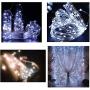 YF Upgraded Solar Outdoor String Lights- 100 LED 8 Modes Copper Wire Lights, 2-Pack Solar Garden Lights, Waterproof Fairy Lights for Tree, Patio, Home, Yard, Pathway, Party, Wedding (32FT, White)