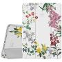 Dadanism iPad 8th Generation Case 2020/iPad 7th Generation Case 2019, [Shock Absorption] Ultra Slim Lightweight Trifold Stand Smart Cover for iPad 10.2 inch 2020/2019 Release Tablet,Fairy Flowers