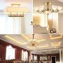 OMAYKEY 6W Dimmable LED Candelabra Bulb 3000K Soft White, 65W Equivalent 650LM, E12 Base Vintage Edison Style ST48 Clear Glass LED Chandelier Light Bulbs, 8 Pack